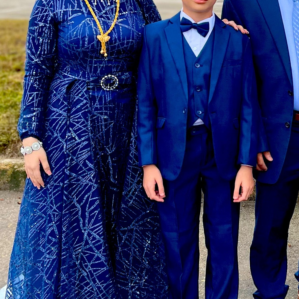 Blue navy dress